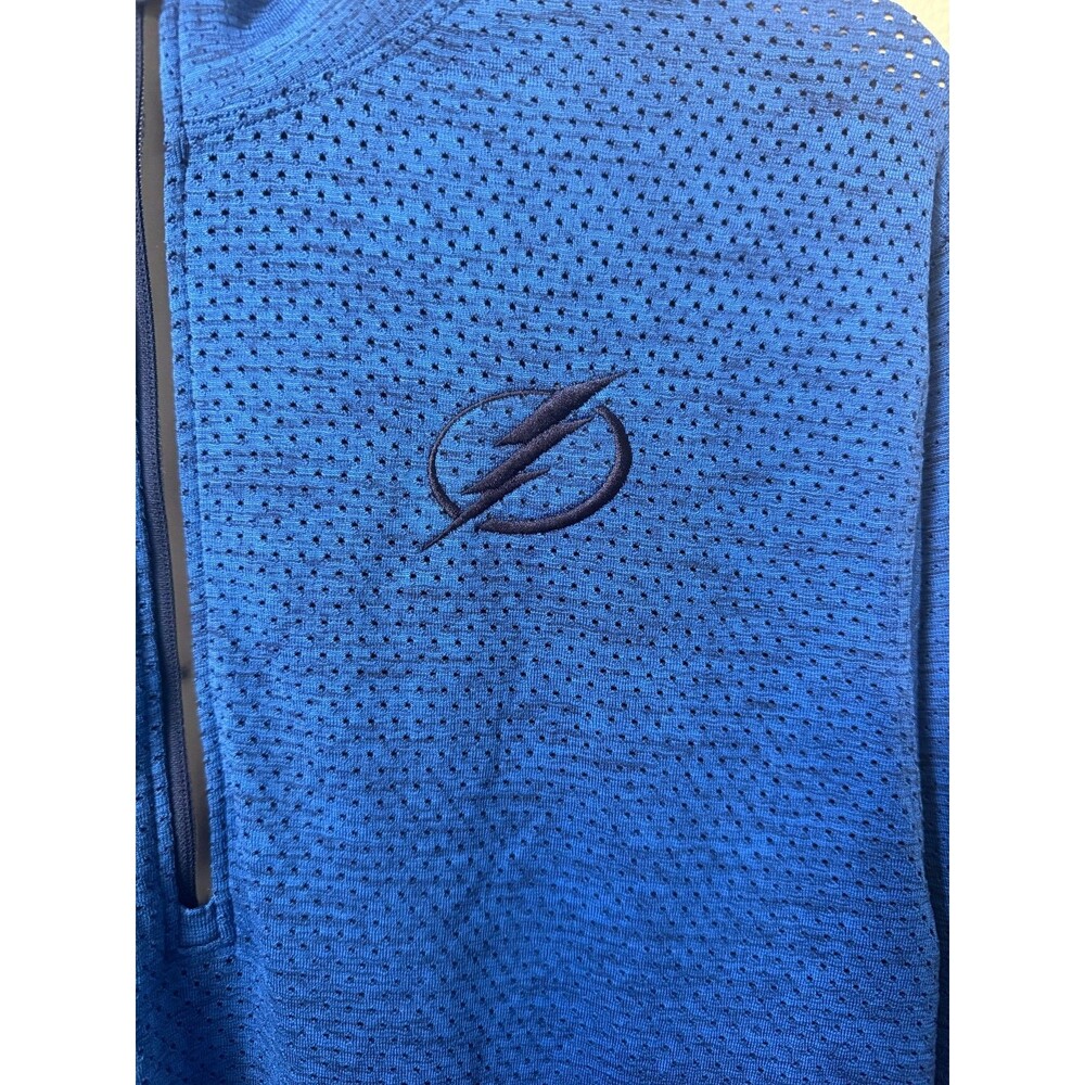 Lululemon Tampa Bay Lightning NHL Metal Vent Tech 1/4 Zip Pullover Blue Adult L - Picture 10 of 14